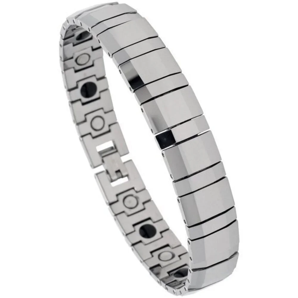 Tungsten Carbide Bracelet Magnetic Therapy 8.5